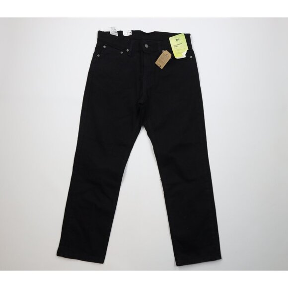 Deadstock Y2K Levis 541 Mens 32x30 Stretch Athletic Taper Leg Denim Jeans Black
